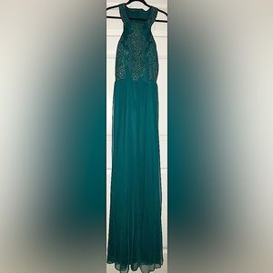 Long Emerald Green Formal Dress